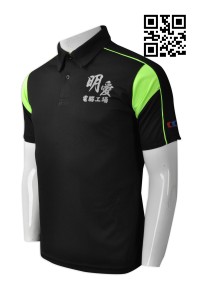 P752  來樣訂造工作Polo恤 電腦 零售行業 網上下單Polo恤 訂購團體短袖Polo恤 Polo恤製造商    黑色